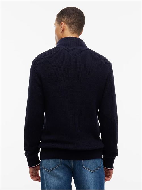 rwb rib zip through TOMMY HILFIGER | MW0MW41517DW5